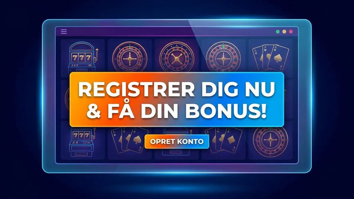 Registrering med bonus